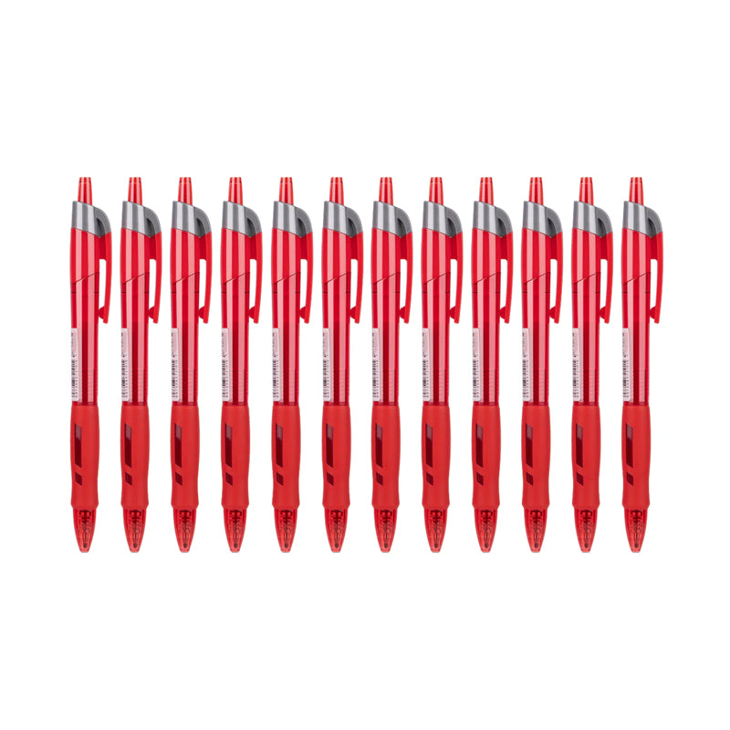 Ink Gel Pen 12 Count Office & School Pens -Red