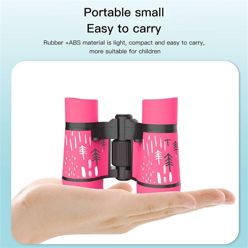Binoculars Toy for Kids 4x30 Shock Proof Children Gifts for Outdoor Play-Purple