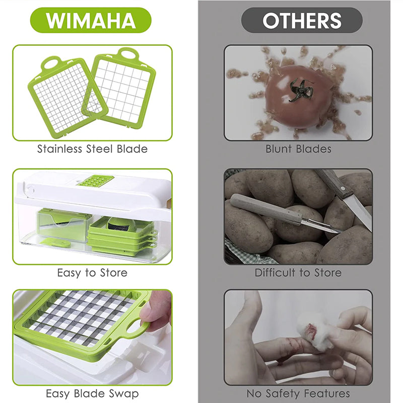 Vegetable Chopper Dicer Onion Chopper Pro Food Chopper Vegetable Cutter Veggie Chopper and Dicers Vegetable Slicer