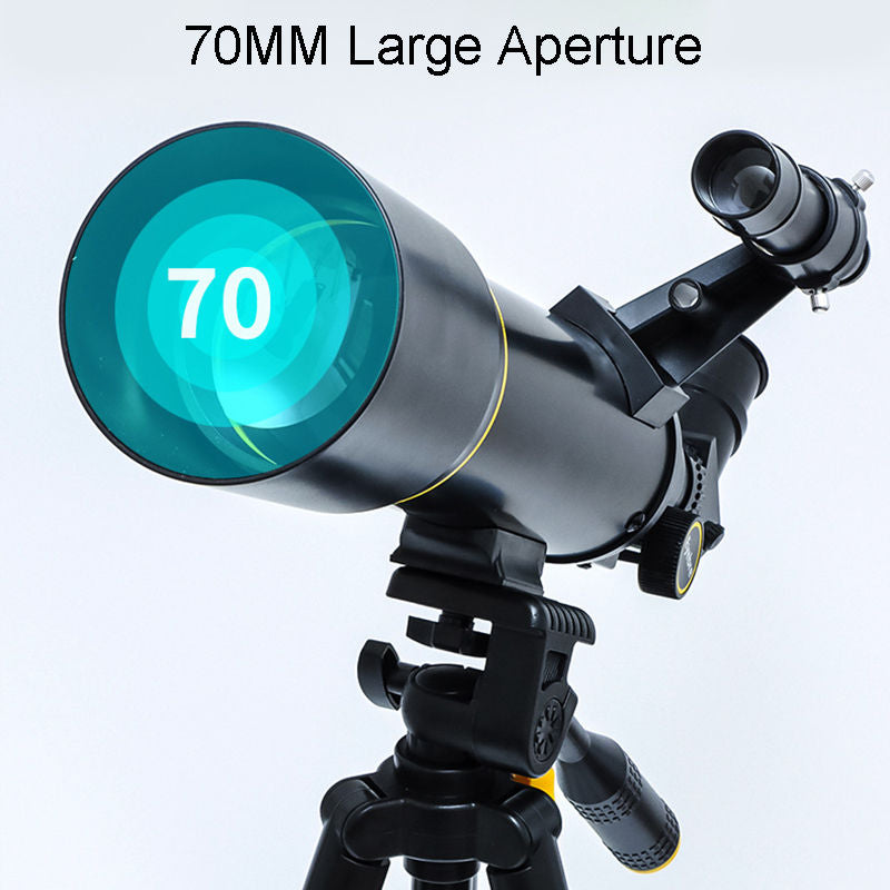 Travel Telescope 70mm Aperture (20x-200x) AZ Mount with Phone Adapter