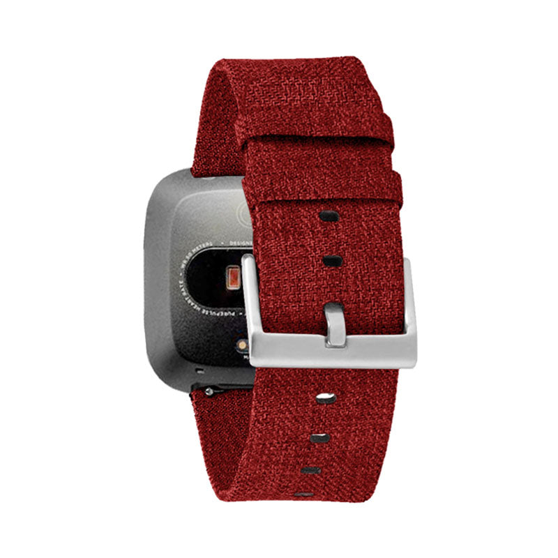 FB Watch Band Quick Release Replacement Wristband Breathable Strap For Fitbit Versa/Fitbit Versa 2/Fitbit Versa Lite For Women-Big Red