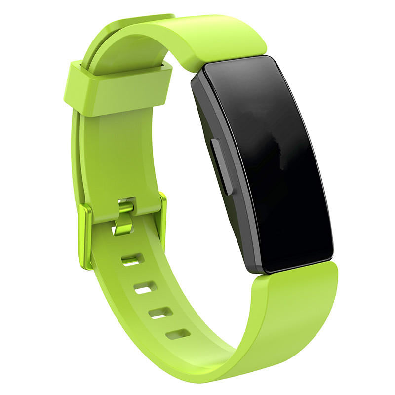 Soft Silicone Wristband Replacement Sports Watch Band For Fitbit Inspire/Inspire HR/ACE 2 -Lime