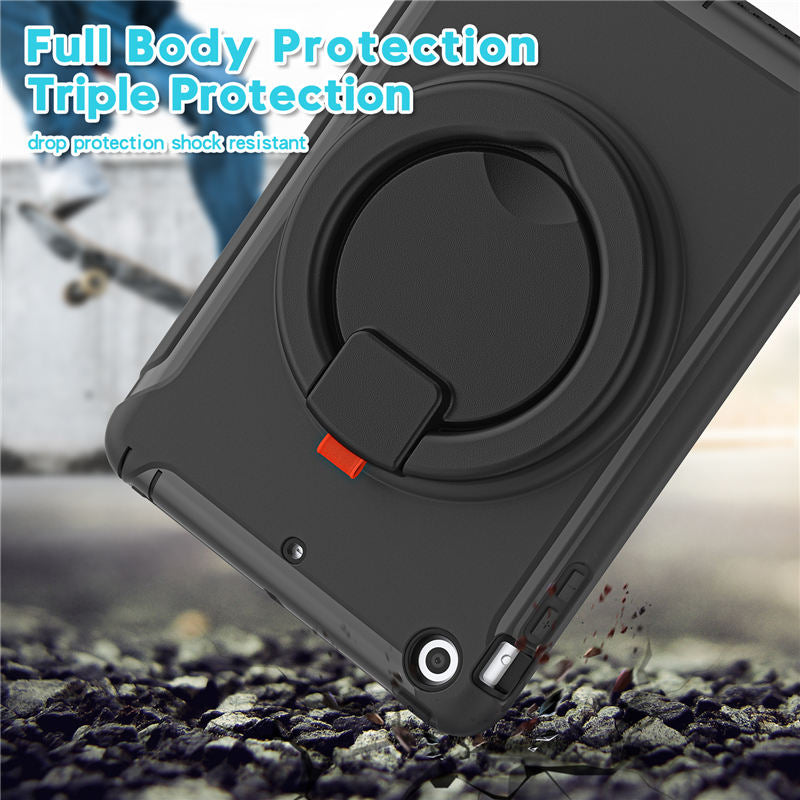 CowKing iPad Case For iPad Mini 1 2 3 With Handle Grip-Black