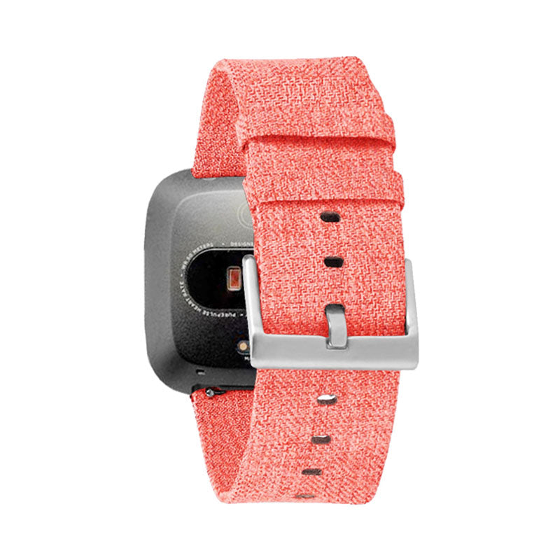 FB Watch Band Quick Release Replacement Wristband Breathable Strap For Fitbit Versa/Fitbit Versa 2/Fitbit Versa Lite For Women-Orange