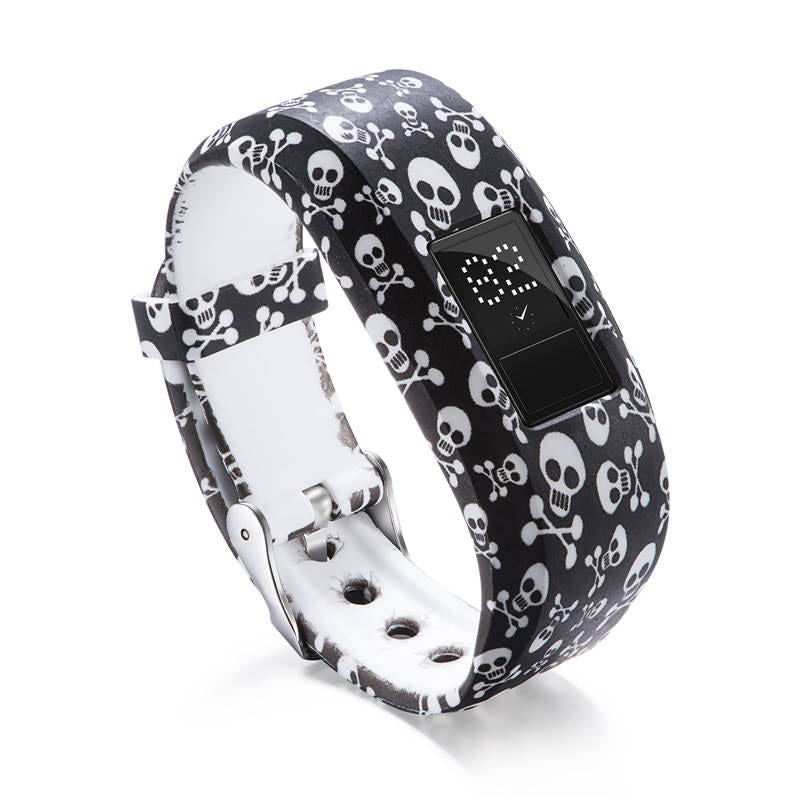 Compatible With Garmin Vivofit JR /Vivofit 3 Soft Silicone Colorful ReplacementWristbands-Color7