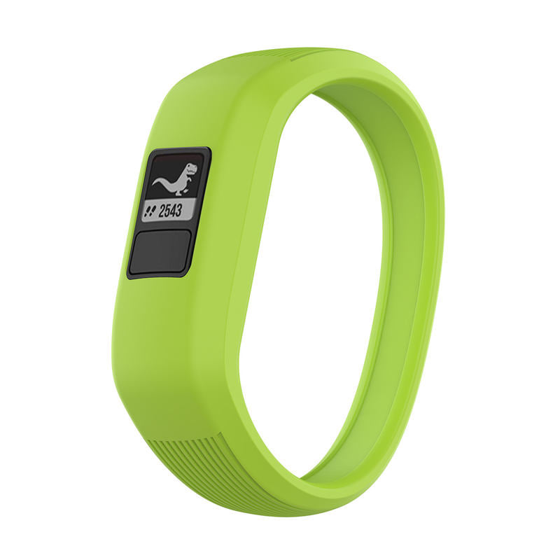 Soft Silicone Replacement Watchband for Garmin Vivofit JR Band for Kids Women Men-Lime