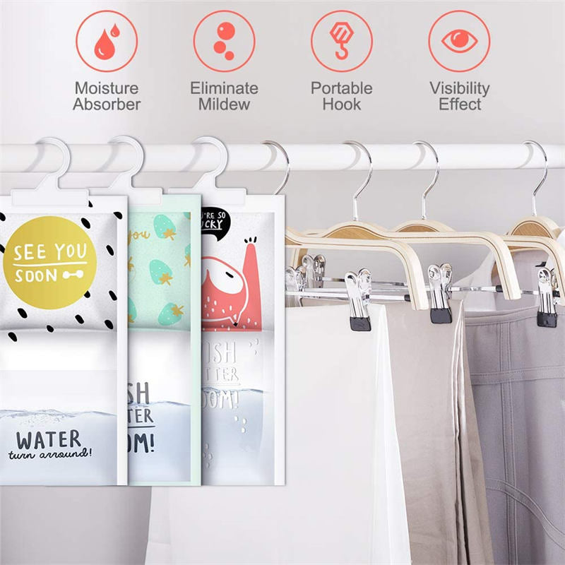 6 Pack Cartoon Odor Eliminator Hanging Bags for Bathroom