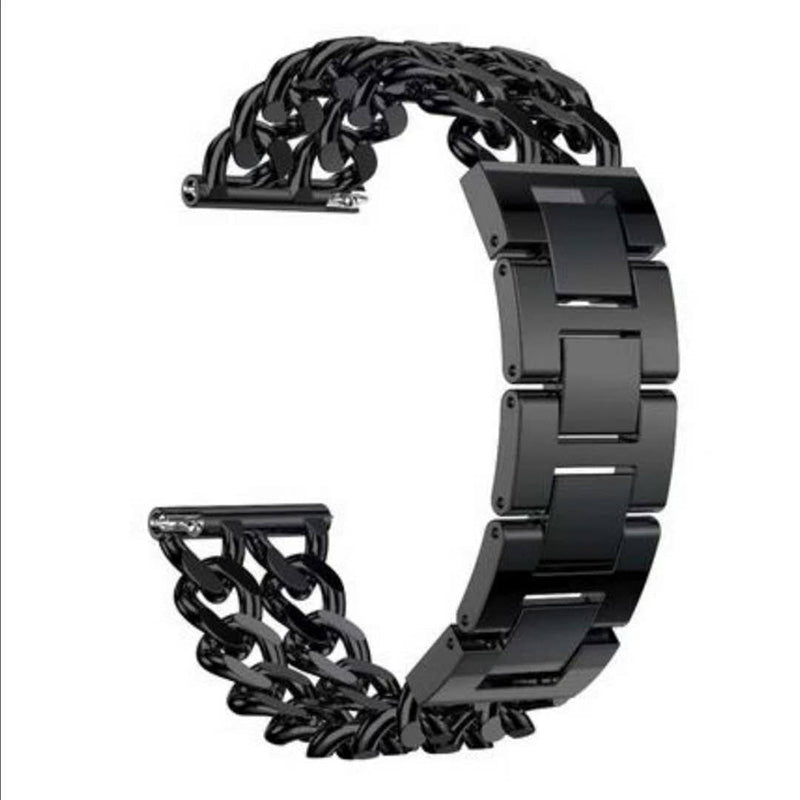 SP 20MM Stainless Steel Watch Band Quick Release Strap Replacement Wristband For Samsung For Women-Black