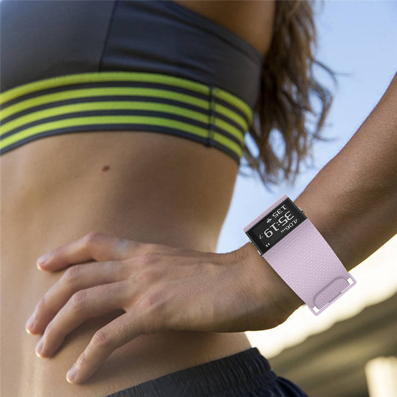 Soft Silicone Band For Fitbit Surge Smart Watch Replacement Accessories-Light Purple
