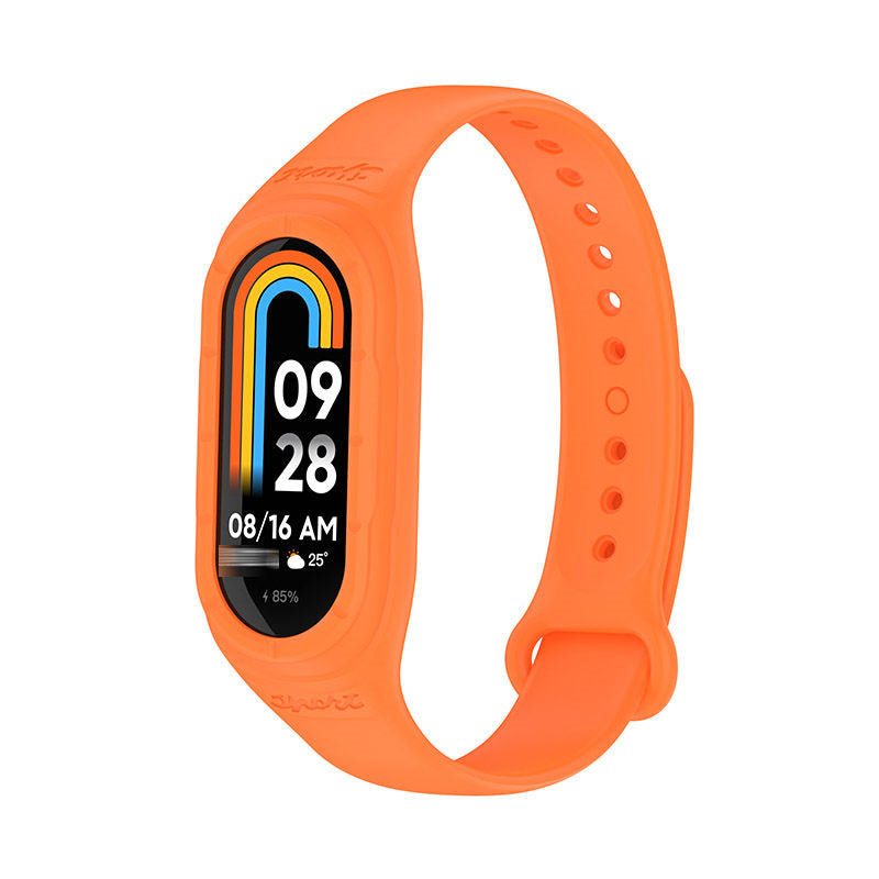 Silicone Watchband with Protective Case Shockproof for Mi 8 Watch-5