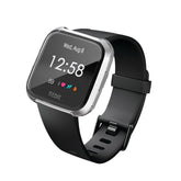 For Fitbit Versa Lite Electroplated Soft TPU Slim Watch Case -Clear