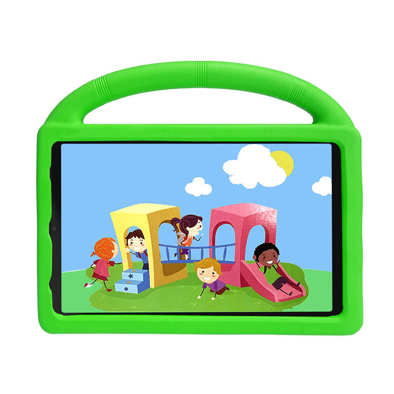 Wheel Samsung Tablet Case For Tab A 10.1 T510/T515(2019) Shockproof Stand Cover With Handle Stand-Green