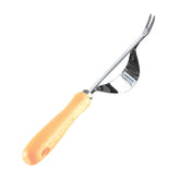 Home & Living30cm Manual Hand Weeder ?Stainless Steel Crevice Weeding Tool Lawn Yard Gardening Tool with Wood Handle