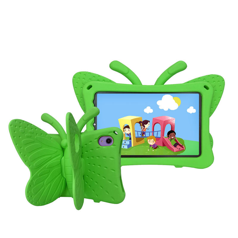iPad Case For iPad Mini 6 Cartoon 3D Butterfly EVA Proof Shockproof Case with Bracket-Green