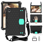 Hive SamSung Tablet Case For Sansung S6 10.5 (2019)/ S5E(2019)/Tab A7 (2020) Durable Stand Cover With Shoulder Strap-BlackAqua