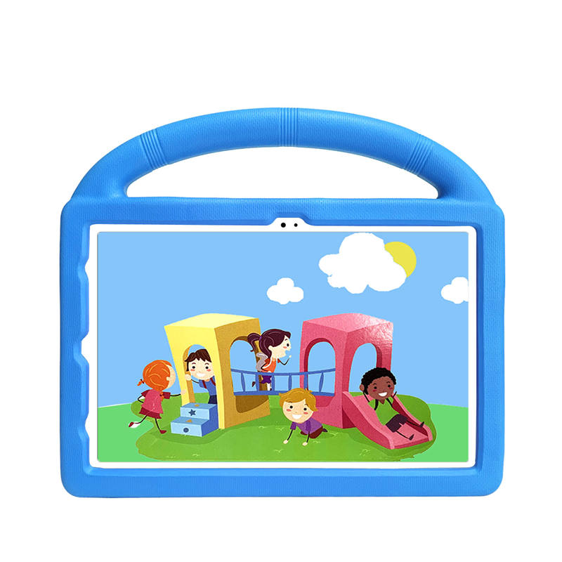 Wheel Samsung Tablet Case For Tab S P6 Lite/A7 (2020)/S5E (2019) Shockproof Stand Cover With Handle Stand-Blue