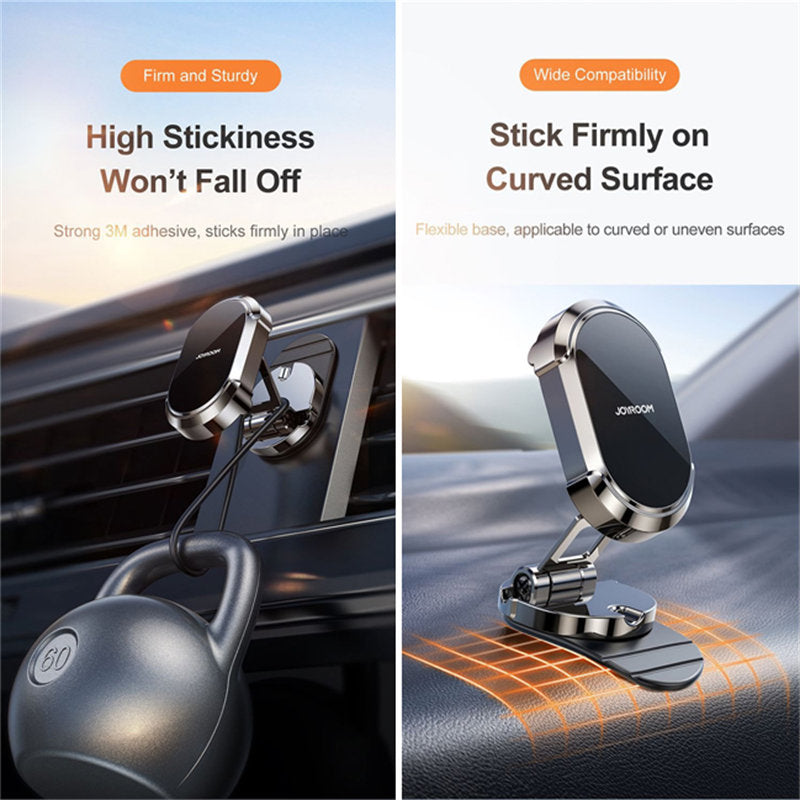 Folding Magnetic Phone Holder 360¡ãRotation for Car Dashboard Universal