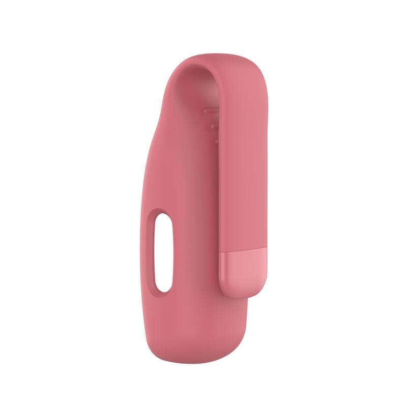 Soft Silicone Clip Holder Replacement for Fitbit Inspire 2 Sport-Official Red