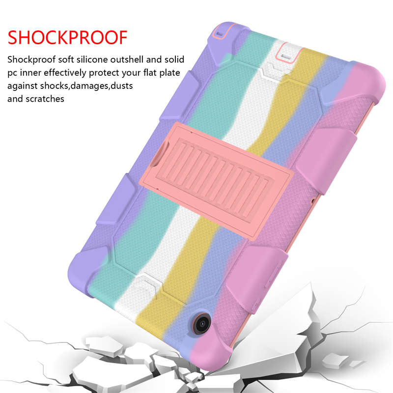Samsung Tablet Case For Galaxy Tab A8 10.5inch 2021 (SM-X200/SM-X205/SM-X207)-RainbowRoseGold