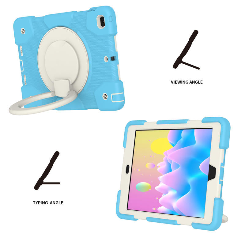 iPad Case For iPad 9.7/Air 2 with 360¡ãSwivel Stand-Sky Blue