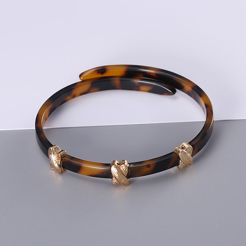 Fashion Acrylic Bracelet Amber Personality Jewelry