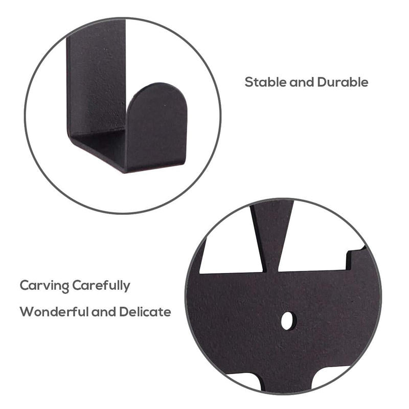 Home & LivingAesthetic Bathroom Towel Rack for Wall Mount Space Saving Towel Holder 6 Hooks