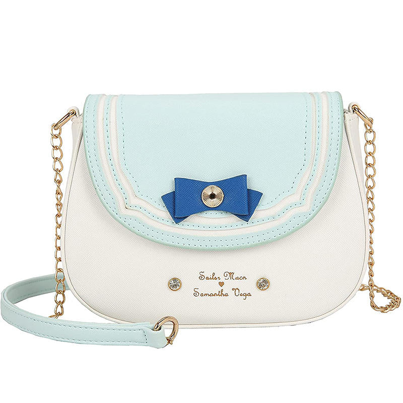 Fashion Kawaii Anime Sailor Moon Cosplay Purse Bow Chain Crossbody Bag-LightGreen