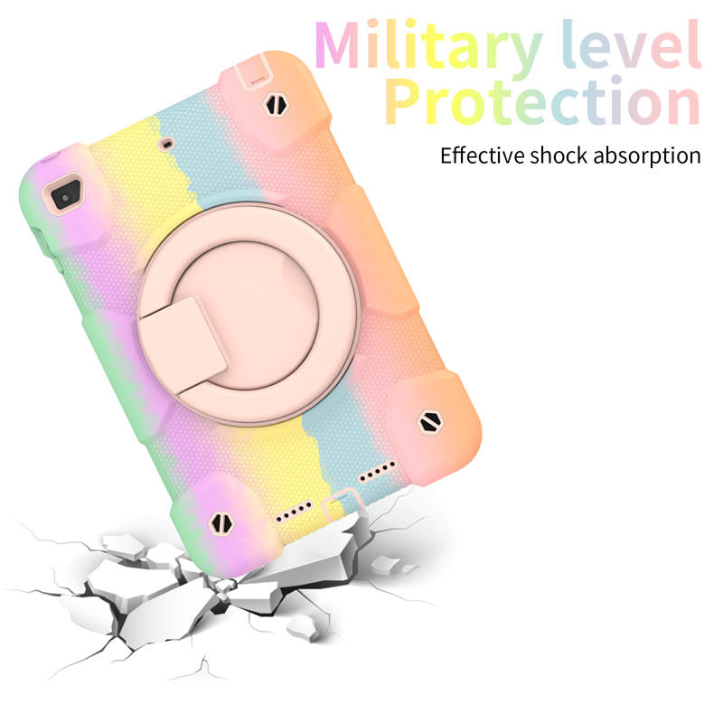 iPad Case For iPad Mini 4/5 with 360¡ãSwivel Stand-Colorful Rose Gold