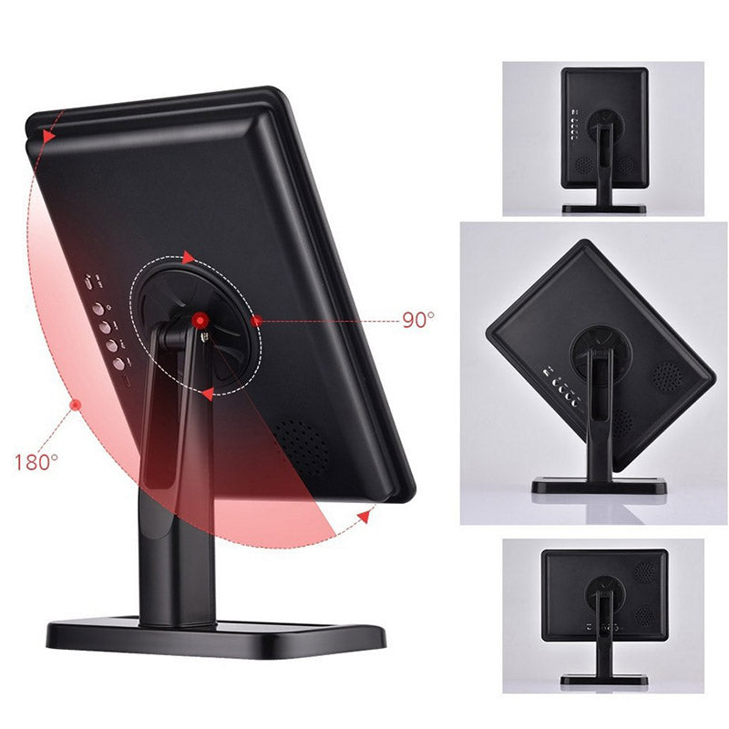 Bluetooth Makeup Mirror with10X Magnification Spot Mirror-White