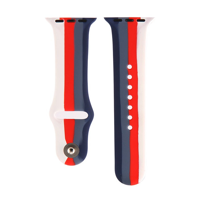 Colorful Silicone Sport Watch Band For Apple iWatch Series-06