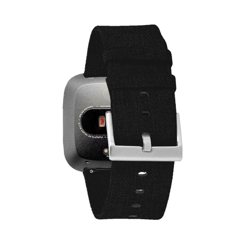 FB Watch Band Quick Release Replacement Wristband Breathable Strap For Fitbit Versa/Fitbit Versa 2/Fitbit Versa Lite For Women-Black