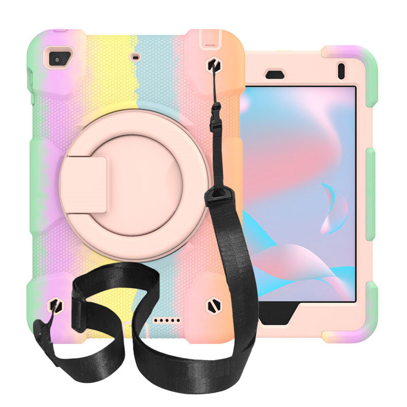 iPad Case For iPad Mini 4/5 with 360¡ãSwivel Stand-Colorful Rose Gold