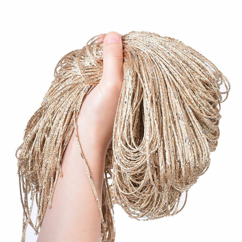 Home Decor Sequin Curtain for Doorway 37x79 inch Hanging-Champagne