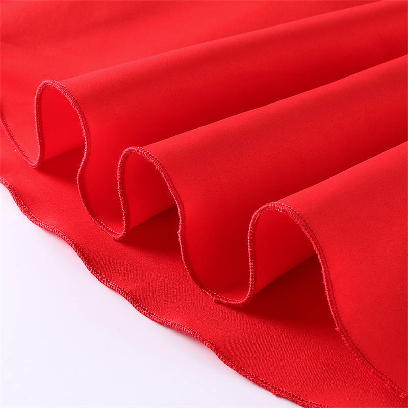 Girls Sleeveless Dresses Flower Girl Wedding Dress Elegant Floral Dress-Red