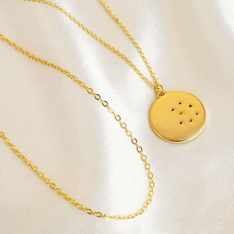 Crescent Moon Pendant Layered Choker Necklaces for Women