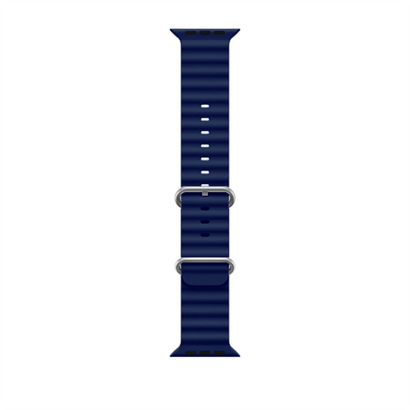 Sport Ocean Bands Compatible with Apple Watch 8 Ultra-MidnightBlue
