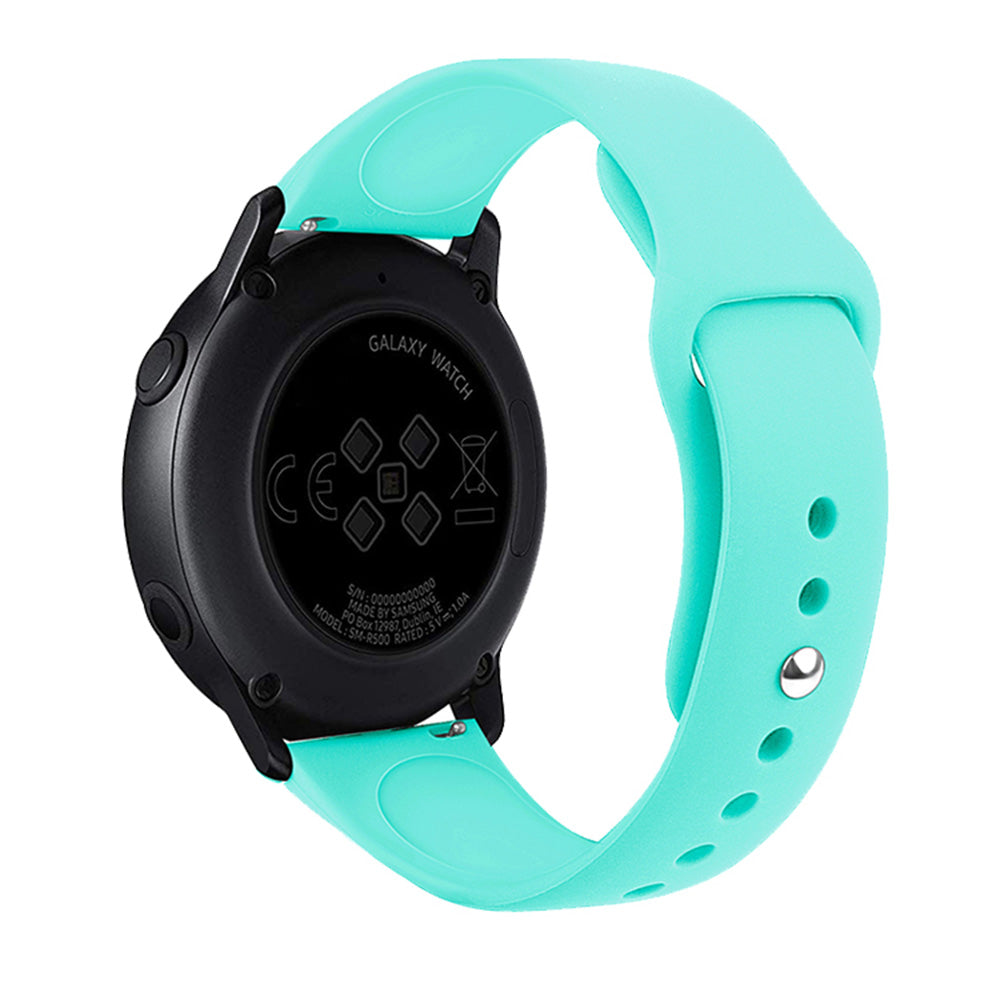 FKGJ 20MM Silicone Watch Bands Quick Release Strap Replacement Wristband For Samsung For Women-Mint Green