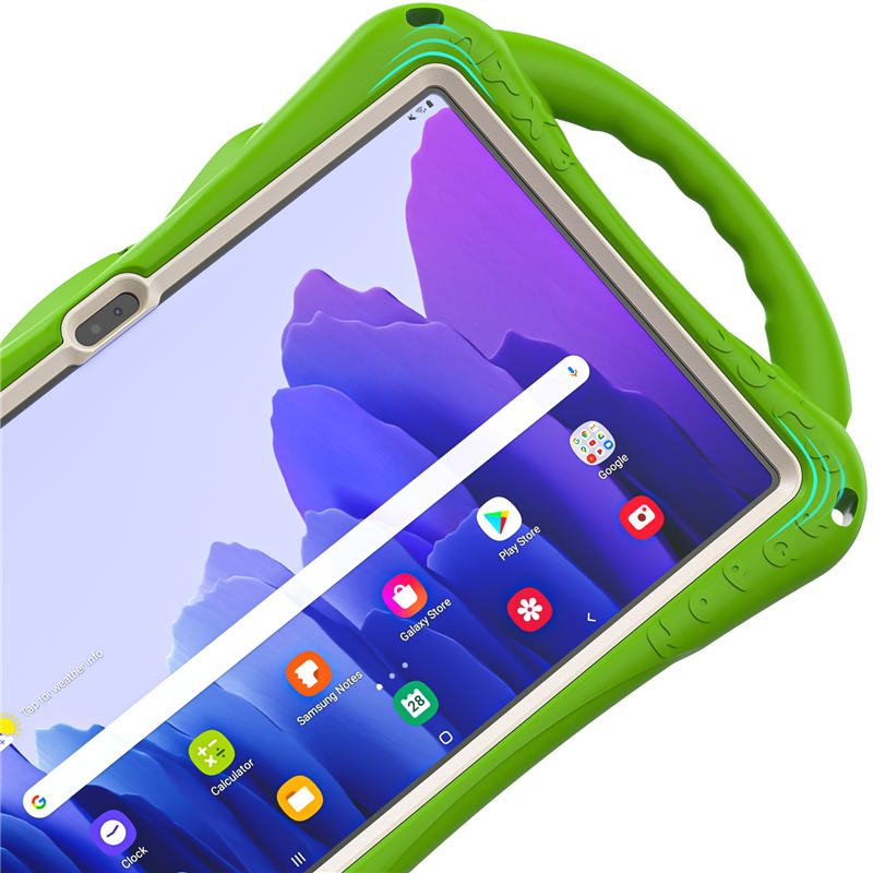 CatA Samsung Tablet for Tab A7 10.4 T500/T505/T507/T505N Built-in Handle Stand With a Strap-Green