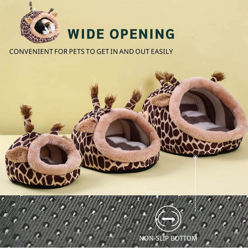 Animal Bed Guinea Pig Cage Habitat-Brown Deer