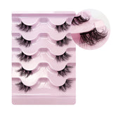 Half Lashes Natural Looking Cat Eye Fluffy 3D Curly False Eyelashes-37