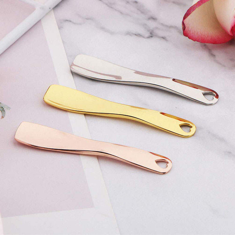 3 Pcs Metal Cosmetic Spoon Spatulas Skin Care Mask Scoop Tool