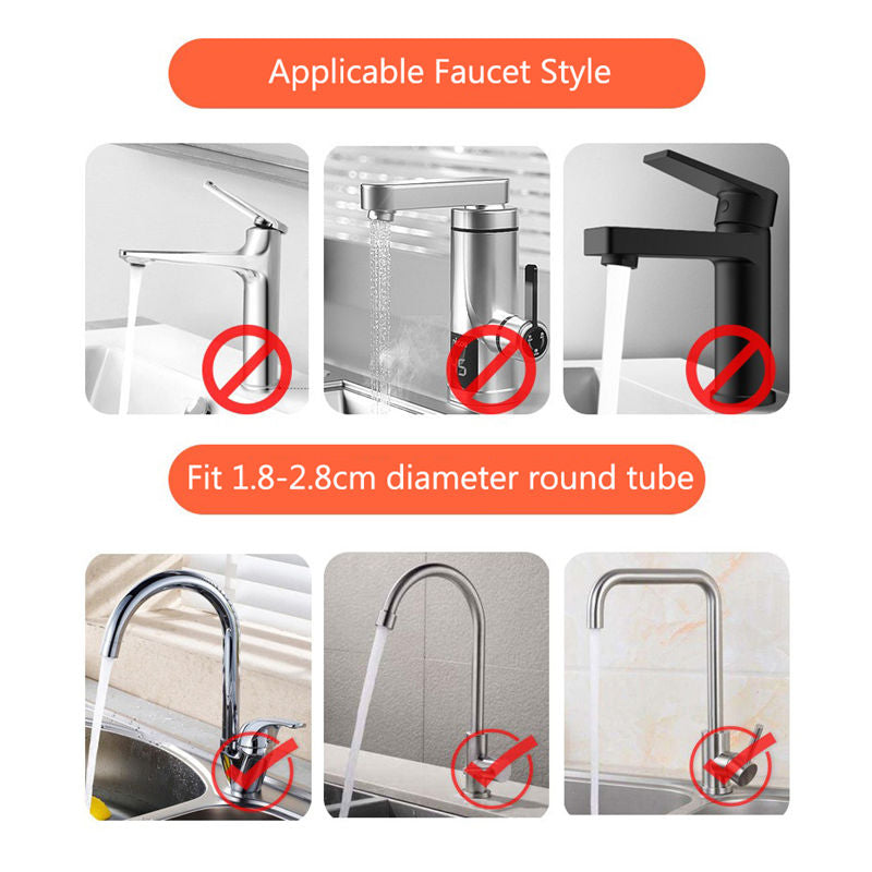 Faucet Sponge Holder Rustproof Sink Caddy for Dishcloth-Silver with Rod