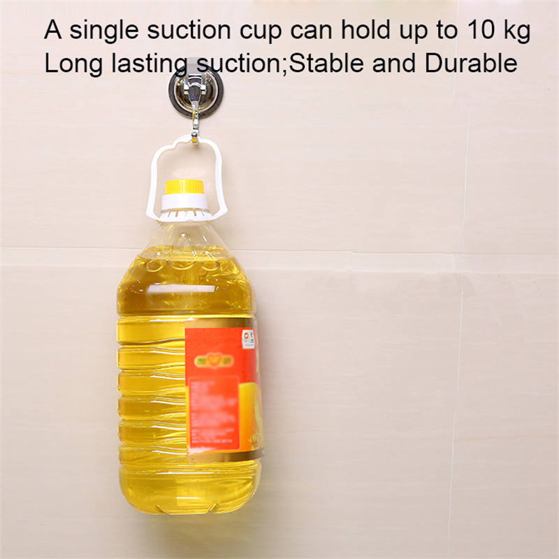 3 Pcs Heavy Duty Vacuum Suction Cup Hooks Specialized for Kitchen Bathroom Restroom Organization