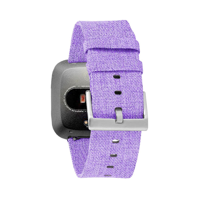 FB Watch Band Quick Release Replacement Wristband Breathable Strap For Fitbit Versa/Fitbit Versa 2/Fitbit Versa Lite For Women-Purple