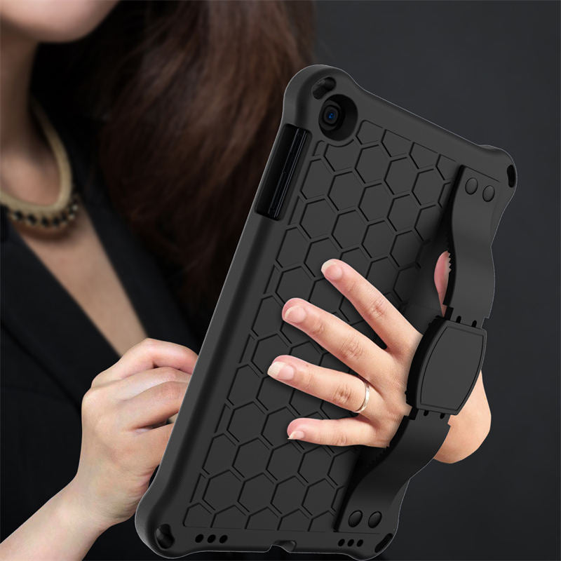 Hive SamSung Tab A 10.1 T510/T515(2019) Tablet Case Durable Stand Cover With Shoulder Strap-Black