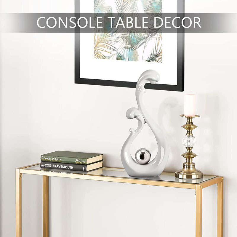 Modern Abstract Art Ceramic Statue Home Decorations for Living Room-Large