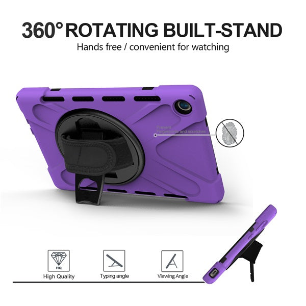 OnePiece Tablet Case Heavy Duty Bulit-in Kickstand For HuaWei MediaPad M5 10.8-Purple
