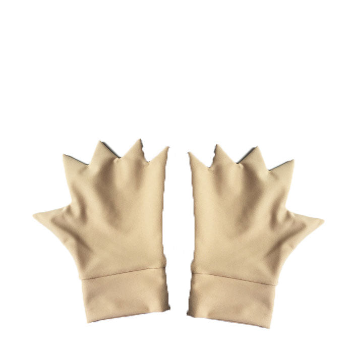 Unisex Half Finger Gloves Winter Stretchy Knit Fingerless Gloves in Common Size-Color- LYX-08065-1