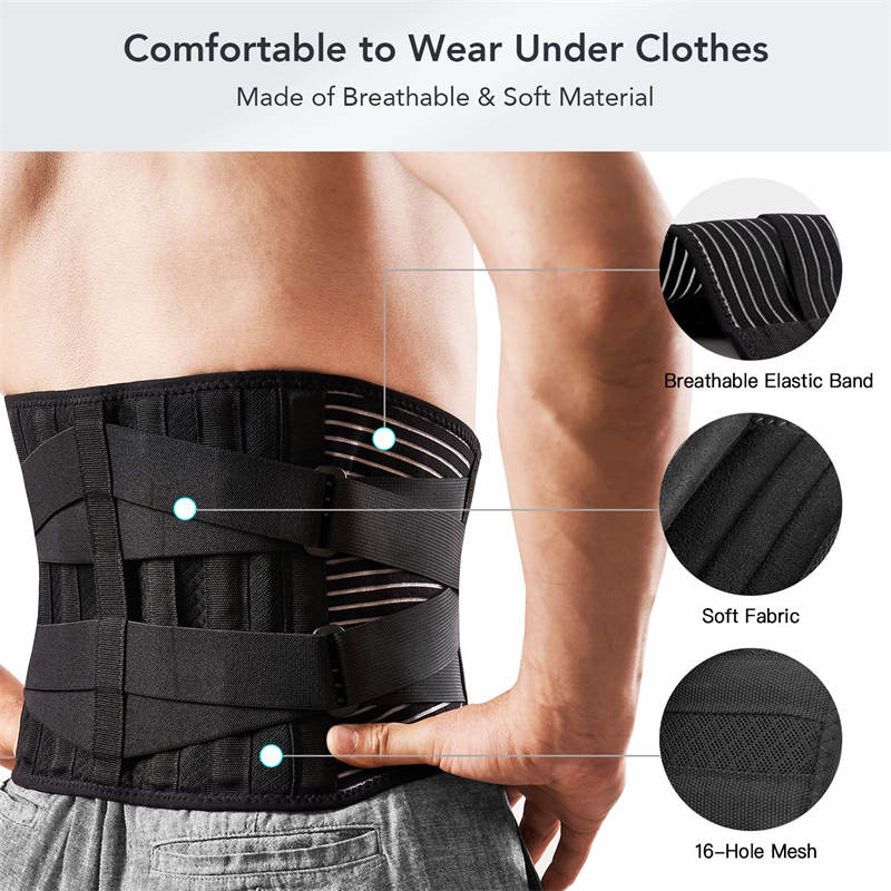 The Double Pressurized Breathable Elastic Back Support Belt May Relieve Back Pain Waist Belt