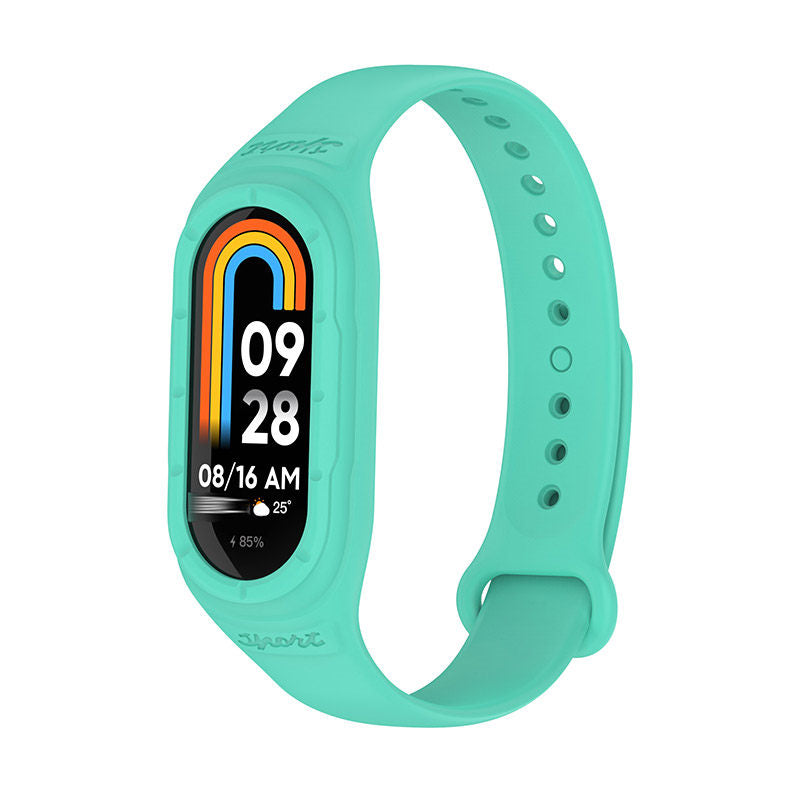 Silicone Watchband with Protective Case Shockproof for Mi 8 Watch-13